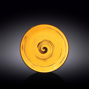 Тарелка 23 см жёлтая  Wilmax "Spiral" / 261600