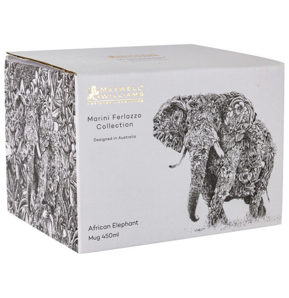 Кружка 450 мл  Maxwell &amp; Williams &quot;Африканский слон&quot; (подарочная упаковка)  / 291886
