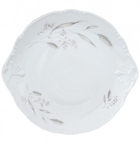 Пирожковая тарелка 27 см  Thun "Констанция /Серебряные колосья"  / 057966