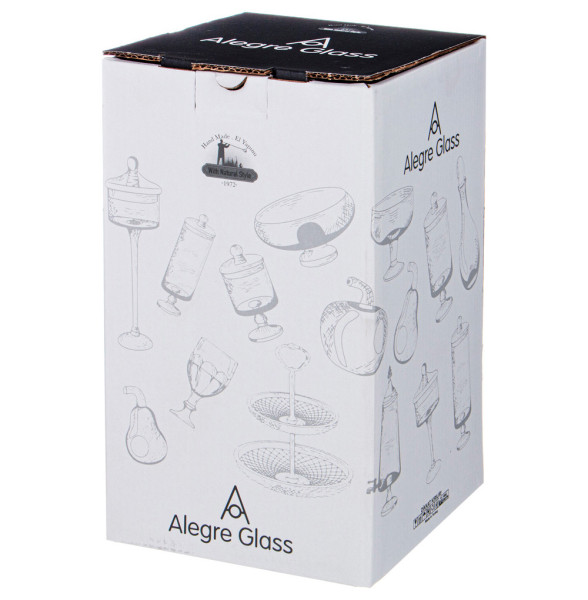 Графин для виски 1,3 л  Alegre Glass &quot;Sencam /Grey&quot; / 313796