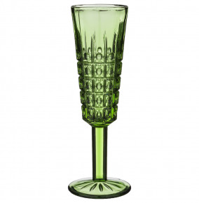 Бокалы для шампанского 150 мл 6 шт зелёные  LEFARD "Muza Color /Графика" / 192984