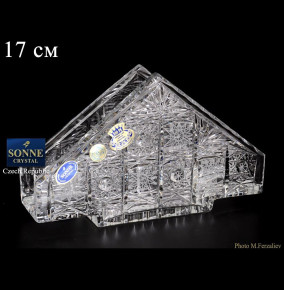 Салфетница 17 см  Sonne Crystal "S.Crystal /Хрусталь резной" / 064149