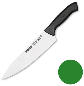 Нож поварской 21 см зеленая ручка  PIRGE "Ecco" / 321693