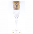 Бокалы для шампанского 180 мл 6 шт  RCR Cristalleria Italiana SpA &quot;Timon /Адажио /С золотом&quot; / 156128