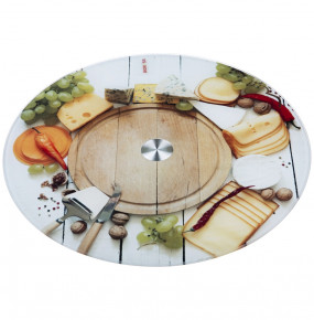 Блюдо 32 х 3 см вращающееся круглое  Agness "Сырная тарелка" / 196753