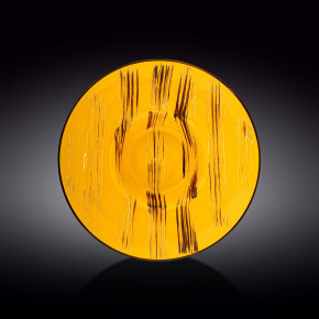 Тарелка 27 см глубокая жёлтая  Wilmax "Scratch" / 261483