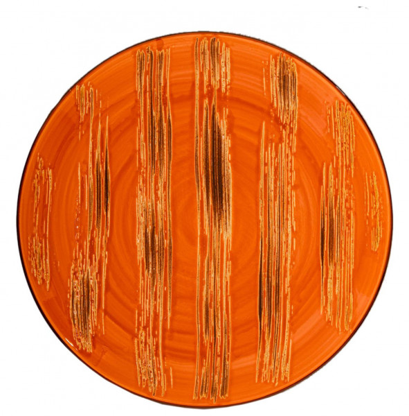 Тарелка 20,5 см оранжевая  Wilmax &quot;Scratch&quot; / 261834