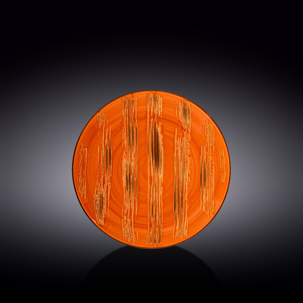 Тарелка 20,5 см оранжевая  Wilmax &quot;Scratch&quot; / 261834