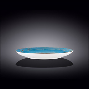 Тарелка 28 см голубая  Wilmax "Spiral" / 261655