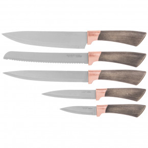 Набор кухонных ножей 6 предметов на подставке  Agness "Best" / 262871