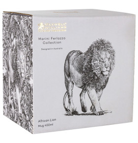 Кружка 450 мл  Maxwell & Williams "Африканский лев" (подарочная упаковка) / 299872