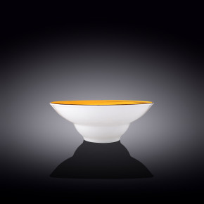 Тарелка 20 см глубокая жёлтая  Wilmax "Spiral" / 261605
