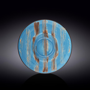Тарелка 25,5 см глубокая голубая  Wilmax "Scratch" / 261500
