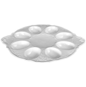 Блюдо 25 см для яиц  Thun "Бернадотт /Без декора"  / 033975