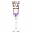 Бокалы для шампанского 180 мл 6 шт розовые  Art Decor &quot;Адажио /Fish /Золото&quot; / 273159