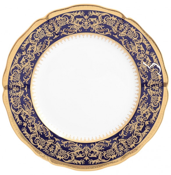 Набор тарелок 27 см 6 шт  Hankook Prouna &quot;Кларис /Кобальт в золотой роскоши&quot; / 151924