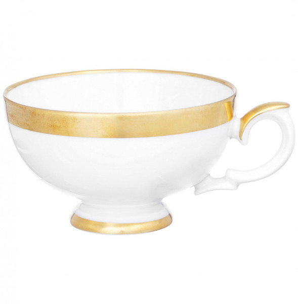 Чайная чашка 210 мл  Weimar Porzellan &quot;Пассион /Золотая лента /белый&quot; / 223513