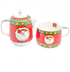 Чайный набор 2 предмета (заварочный чайник + кружка)  Royal Classics "Christmas time /Royal Classic" / 228253