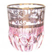 Стаканы для виски 320 мл 6 шт розовые  Art Decor &quot;Адажио /Fish /Золото&quot; / 273157