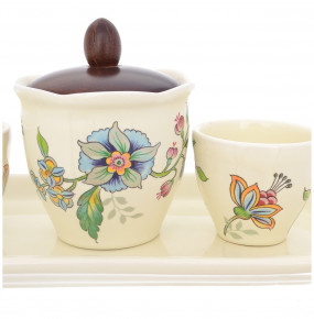 Кофейный набор на 2 персоны 5 предметов  Artigianato Ceramico by Caroline "Artigianato ceramico /Прованс" / 253205
