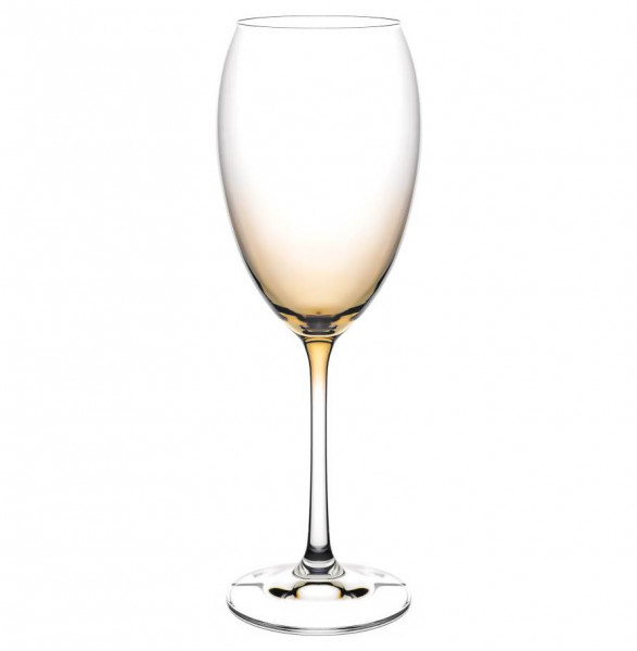 Бокалы для белого вина 450 мл 2 шт  Crystalex CZ s.r.o. &quot;Грандиосо /90505 /Оранжевые&quot; / 263988