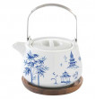Заварочный чайник 750 мл на подставке из акации  Easy Life &quot;Пагода&quot; (подарочная упаковка) / 291665