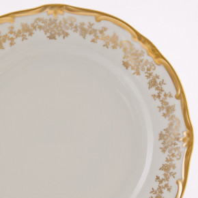 Набор тарелок 26 см 6 шт  Weimar Porzellan "Кастэл /Золотой цветочный узор" / 021015