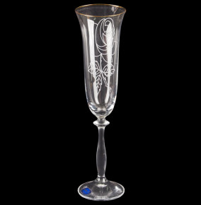 Бокалы для шампанского 190 мл 2 шт  Crystalex CZ s.r.o. "Анжела /Матовая роза" / 109549