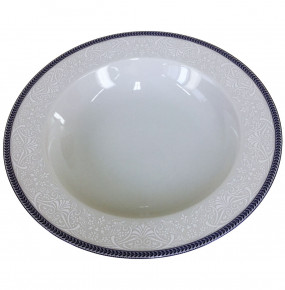 Набор тарелок 22 см 6 шт глубокие  Thun "Опал /Голубые пластины" / 244098