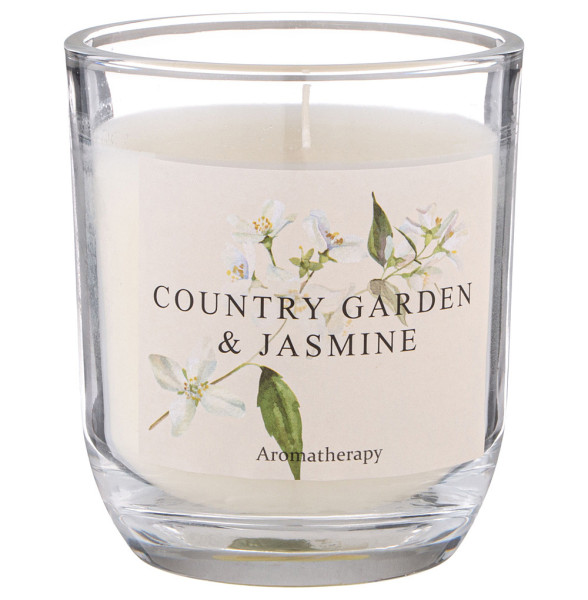 Свеча ароматизированная в стакане 7,5 х 8,5 см  LEFARD &quot;Country garden &amp; jasmine&quot; / 348309