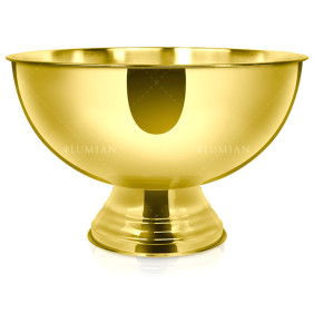 Чаша для пунша/шампанского 40 х 25 см н/н 8 л золото  Lumian Luxury Bar Tools "Erema" / 320739