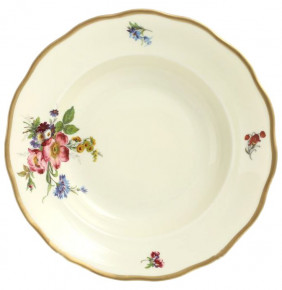 Набор тарелок 23 см 6 шт глубокие  Sterne porcelan "Аляска /Полевой цветок /СК" / 140101