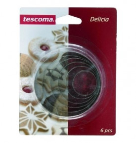 Формочки для печенья 6 шт Круги "Tescoma /DELÍCIA" / 142541