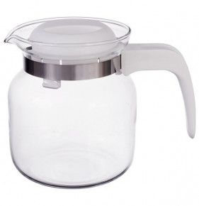 Заварочный чайник 1 л "Матура" (пластиковые белая крышка и ручка) "Simax" / 024803