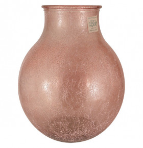 Ваза для цветов 36 см розовая  SAN MIGUEL "Silk" (инд.упаковка) / 292102