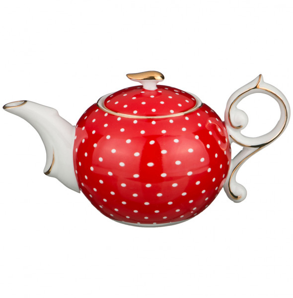 Заварочный чайник 250 мл  LEFARD &quot;Красный в горошек&quot; / 194701
