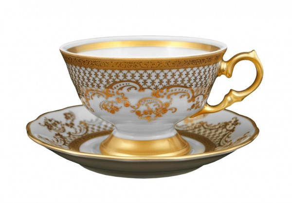 Набор чайных пар 200 мл 6 шт  Sterne porcelan &quot;Аляска /Леди /СК&quot; / 125406