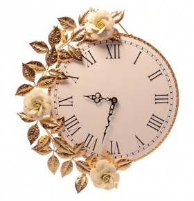 Часы круглые большие  Rosaperla "Розаперла /Роза" / 153545