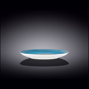 Тарелка 23 см голубая  Wilmax "Spiral" / 261653