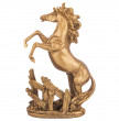 Фигурка 21 х 10 х 31 см  LEFARD &quot;Лошадь на камне&quot; /бронза с позолотой / 299041