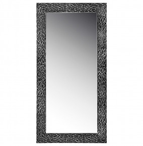 Зеркало 60 х 120/45 х 105 см /рама чёрный с серебром / 290629