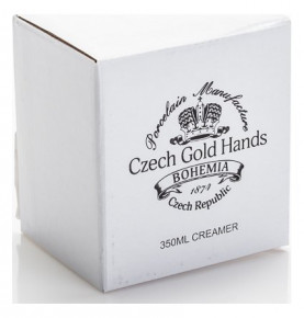Молочник 350 мл  Porcelaine Czech Gold Hands "Луиза /Серая роза /платина"  / 153058