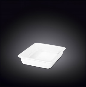 Противень (гастроемкость 1/2) 26 x 33 x 6.5 см прямоугольный  Wilmax "Gastronorm" / 261329