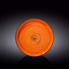 Тарелка 23 см оранжевая  Wilmax "Spiral" / 261577