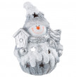 Фигурка 16 х 20 см  LEFARD &quot;Снеговик со скворечником&quot; с подсветкой / 271165
