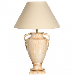 Настольная лампа 61 см с абажуром мрамор  LOUCICENTRO CERAMICA "Ирис" / 193615