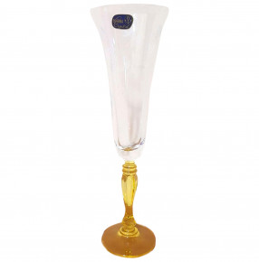 Бокал для шампанского 180 мл 1 шт  Crystalex CZ s.r.o. "Виктория /Ассорти" (жёлтый) / 114499