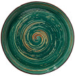 Тарелка 23 см зелёная  Wilmax &quot;Spiral&quot; / 261630