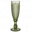 Бокалы для шампанского 150 мл 6 шт зелёные  LEFARD &quot;Гранат /Muza color&quot; / 225099