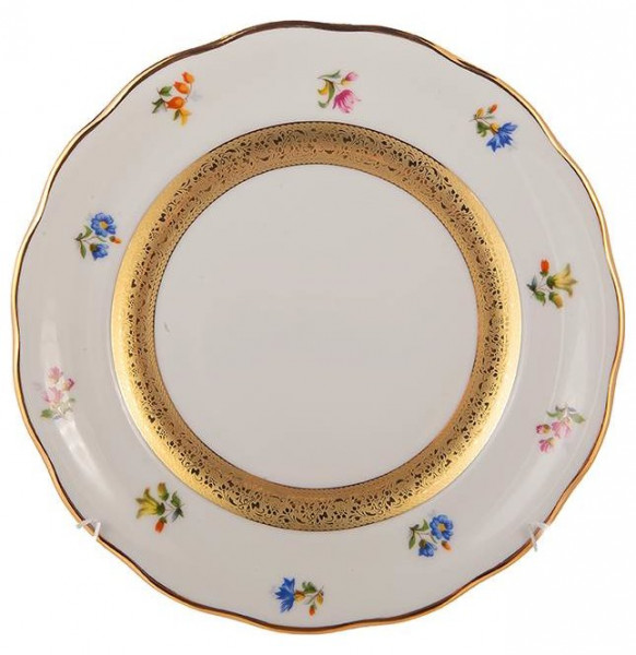 Набор тарелок 17 см 6 шт  Epiag &quot;Аляска /Золотая лента /Мелкие цветы /3052&quot; / 165051